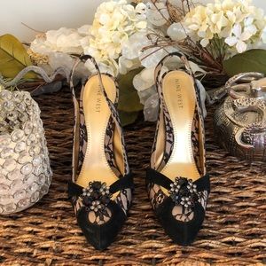 Nine West sling back shoes